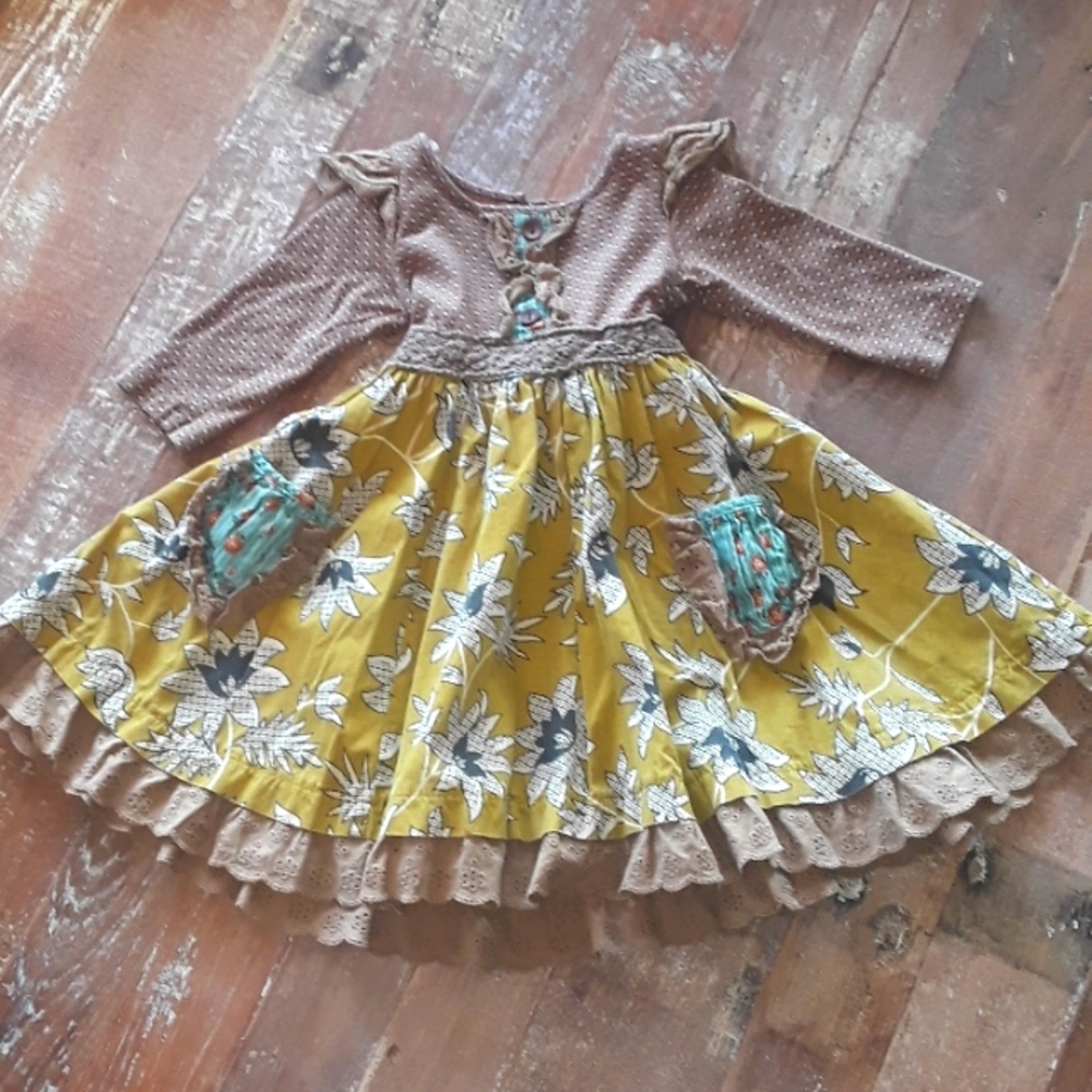 Musterd Pie Toddler Girls Dress